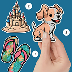 Sticker Book Puzzle: Color By Number