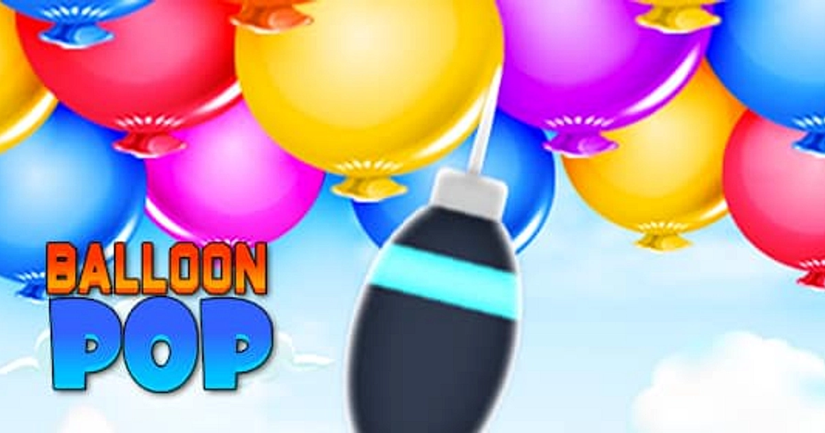 Balloon pop game online discount