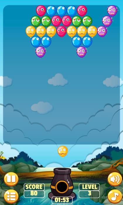 Bubble Shooter Balloons - Darmowa Gra Online | FunnyGames